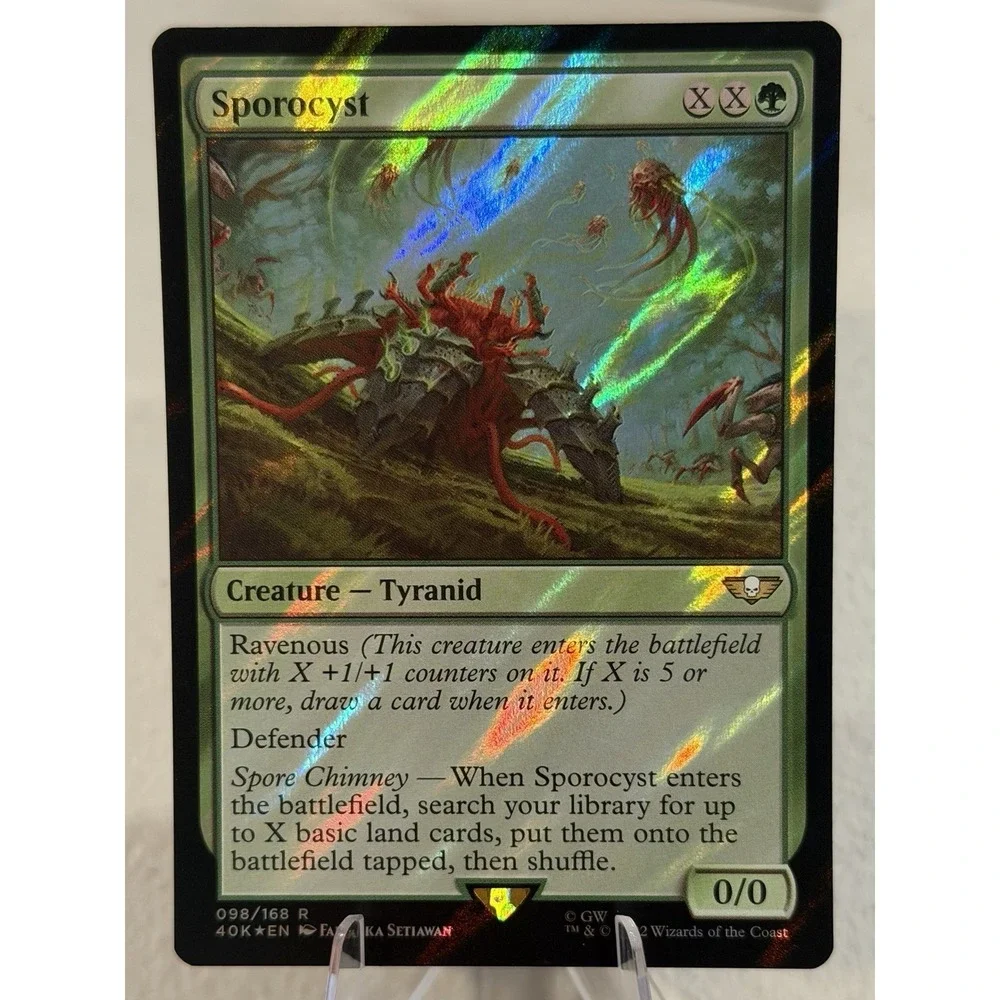 MTG Universes Beyond: Warhammer 40,000 Sporocyst (Surge Foil) #098/168 TCG 40k